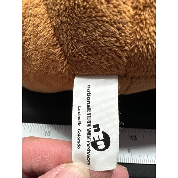 National Entertainment Network Plush Mouse Toy 10" Brown With Pink & Orange Acce - Picture 4 of 8